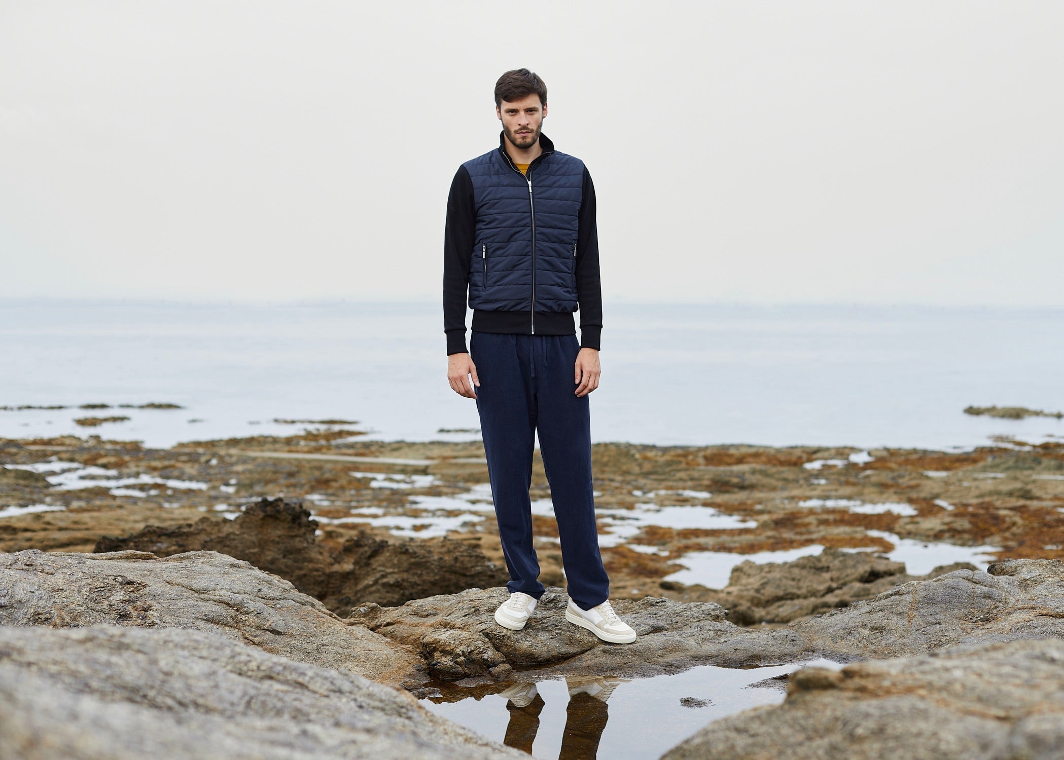 La veste bi-matière Apnée : LA pièce de la saison