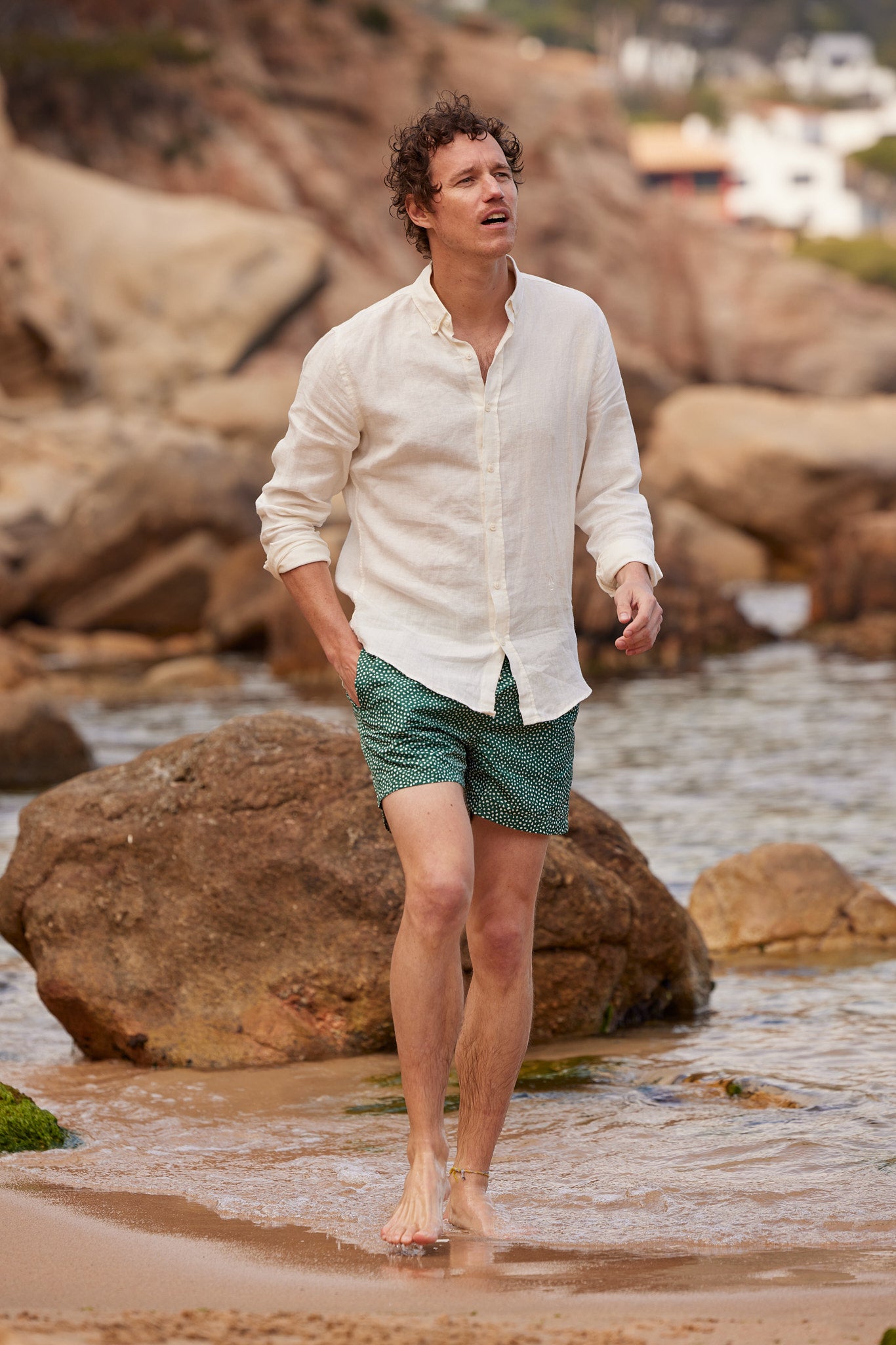 Short de bain - Abysses vert