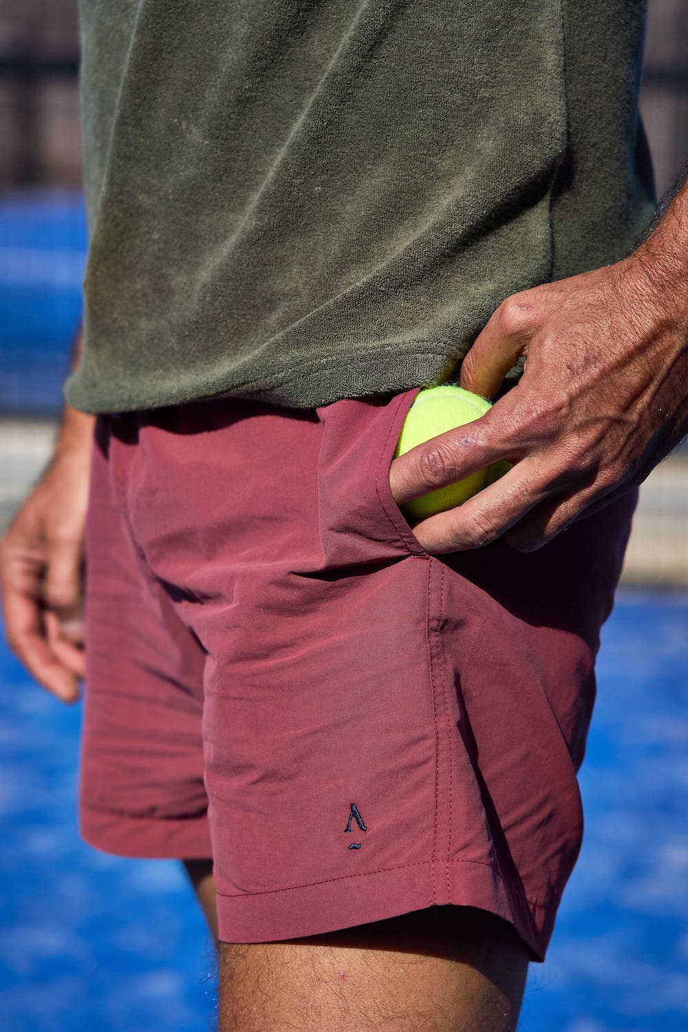 Swimshorts - Plain color brick