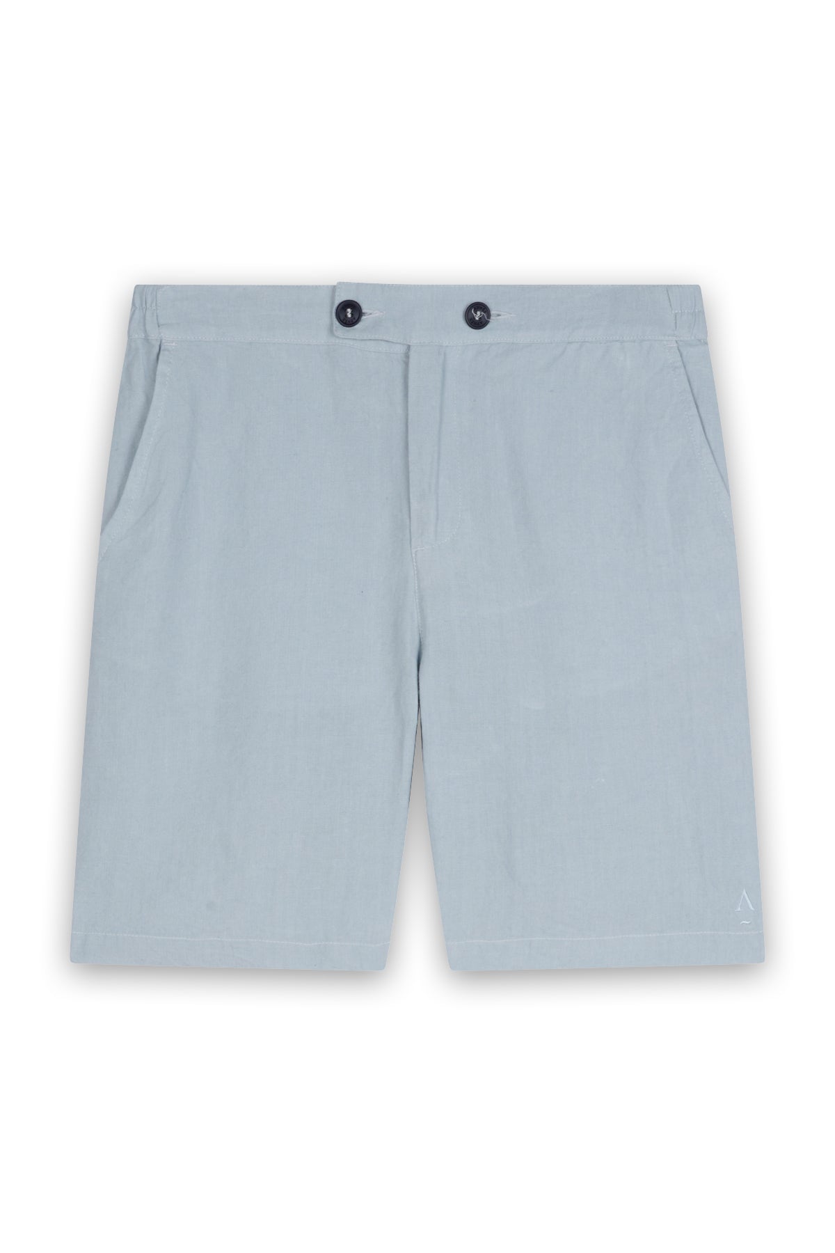 Bermuda lin homme bleu caraibes 