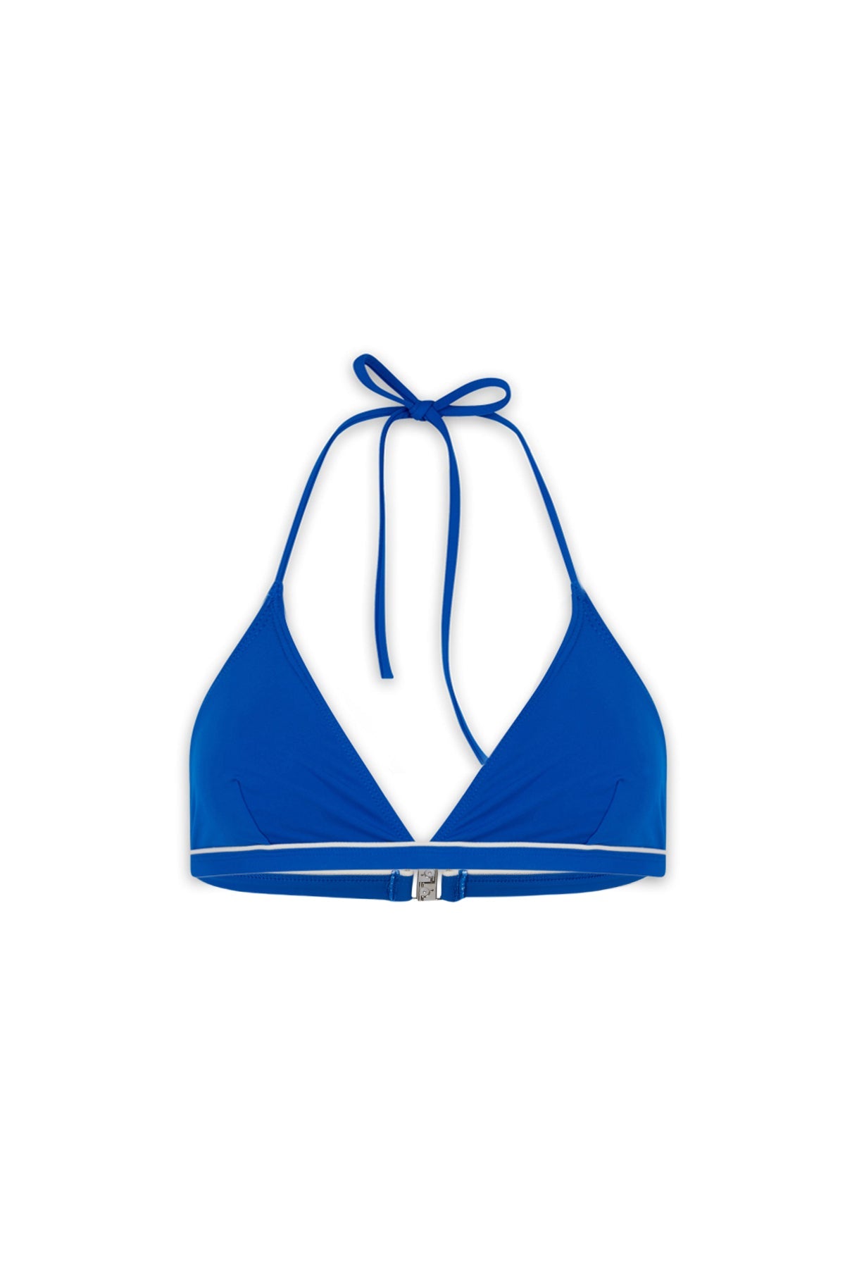 Haut de maillot de bain bleu femme
