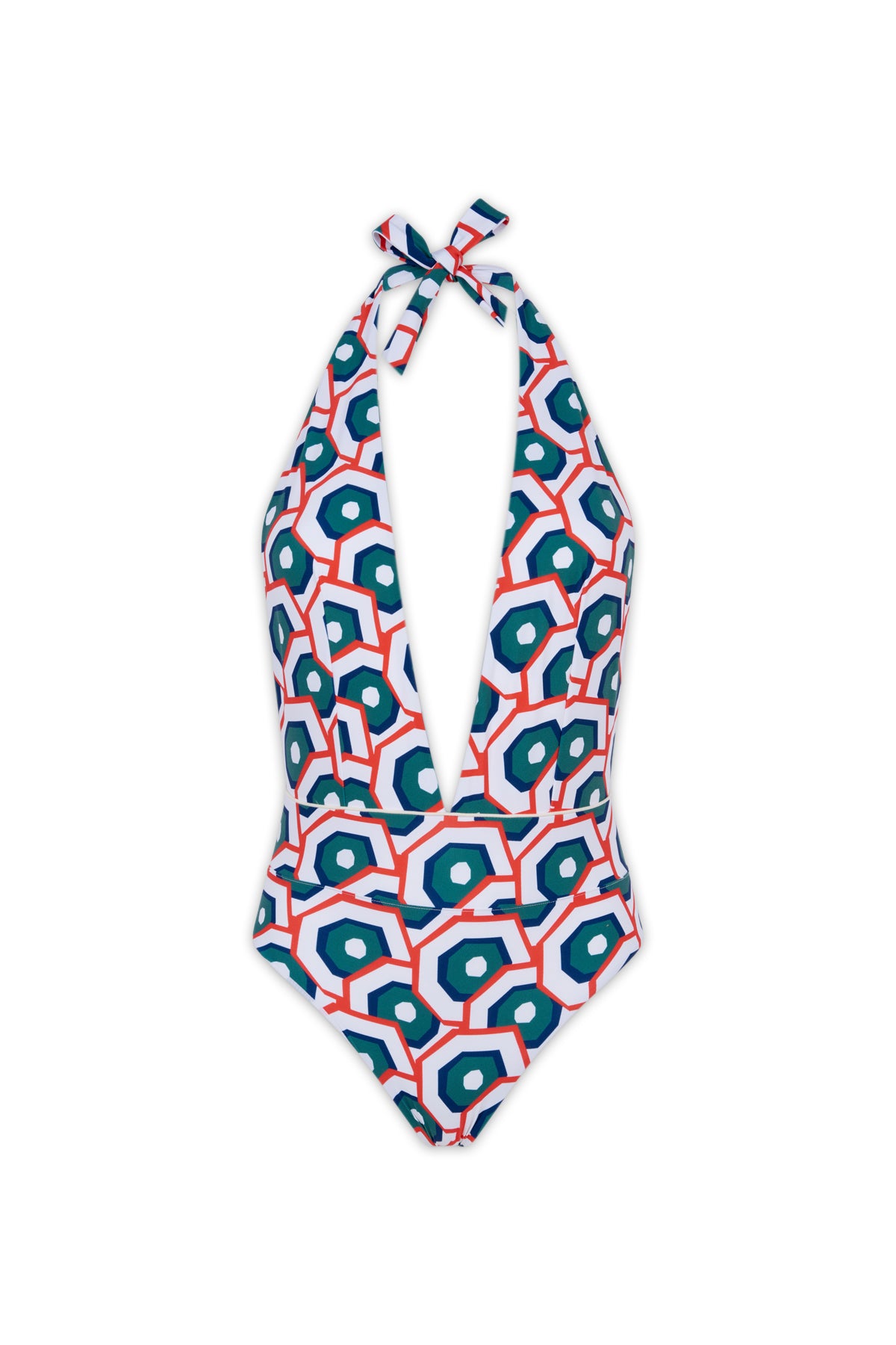 Maillot de bain une pièce à motif coloré
