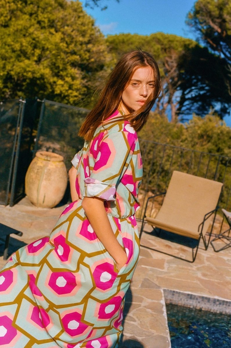 Robe femme fuchsia