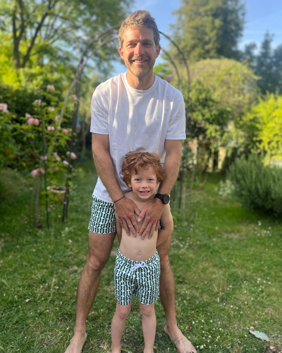 Pack shorts de bain Père/fils - Salento vert