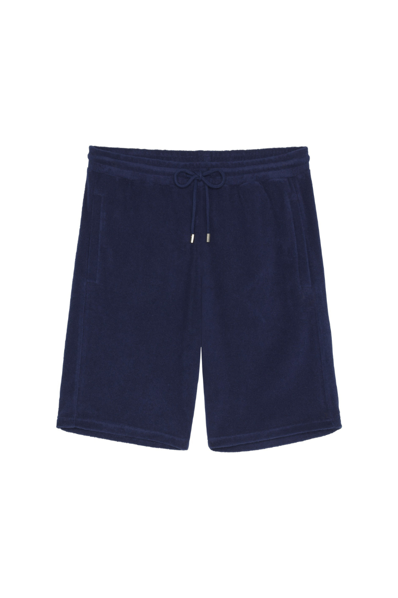 short eponge bleu marine