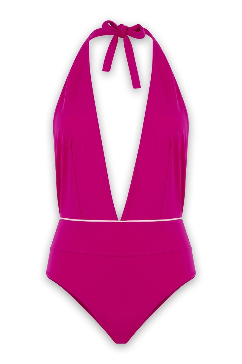 Maillot une pièce femme fuschia 