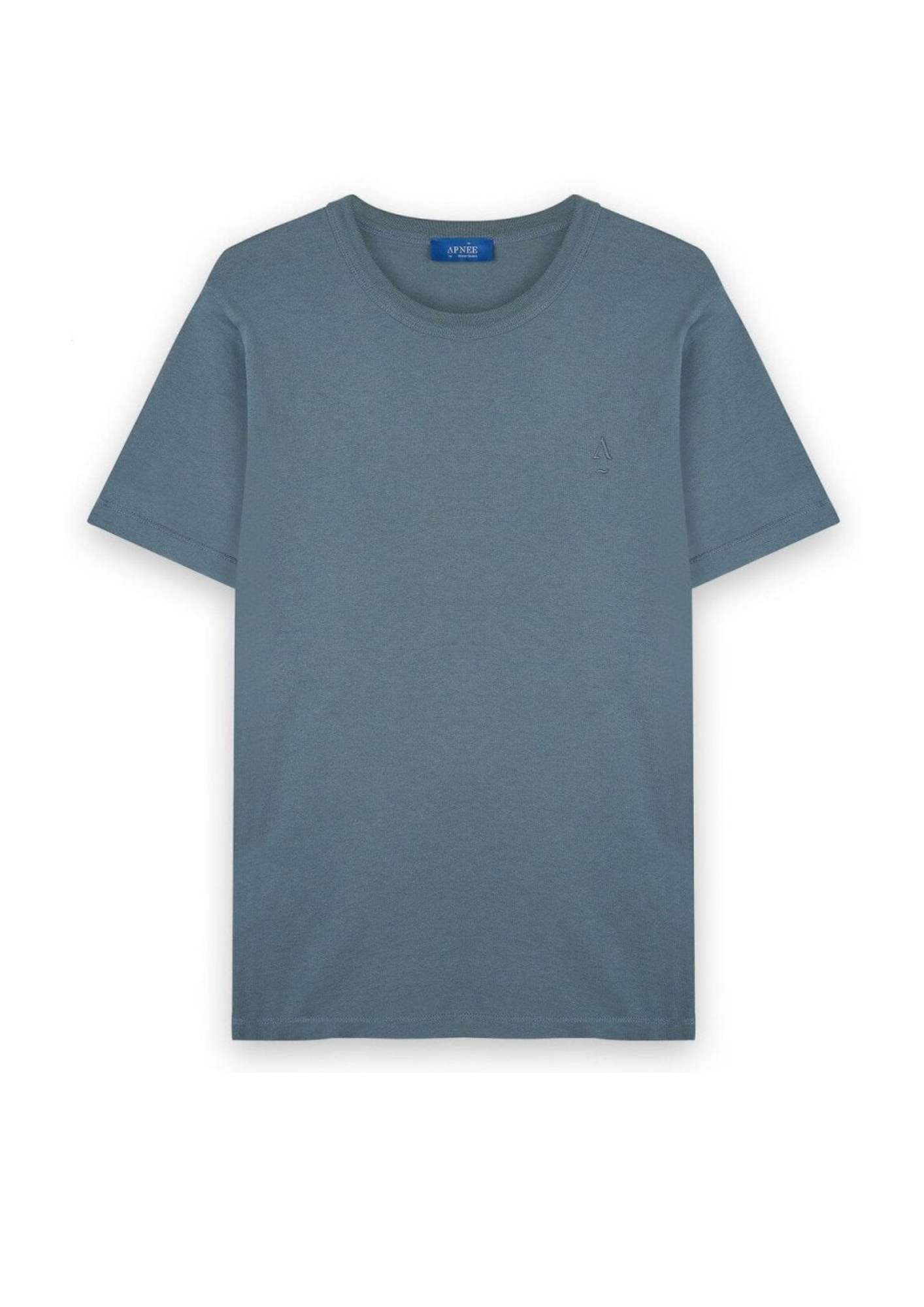 Tshirt en coton biologique bleu gris