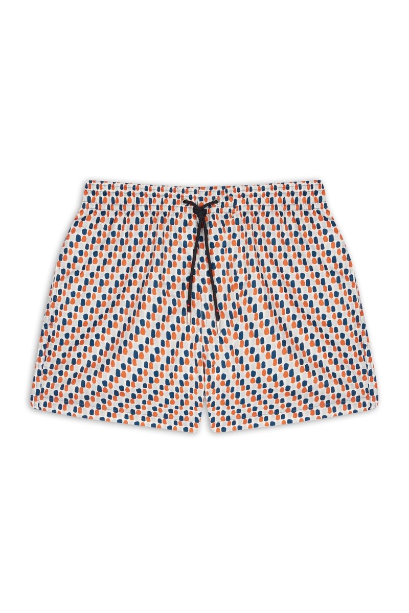 short de bain maillot de bain orange