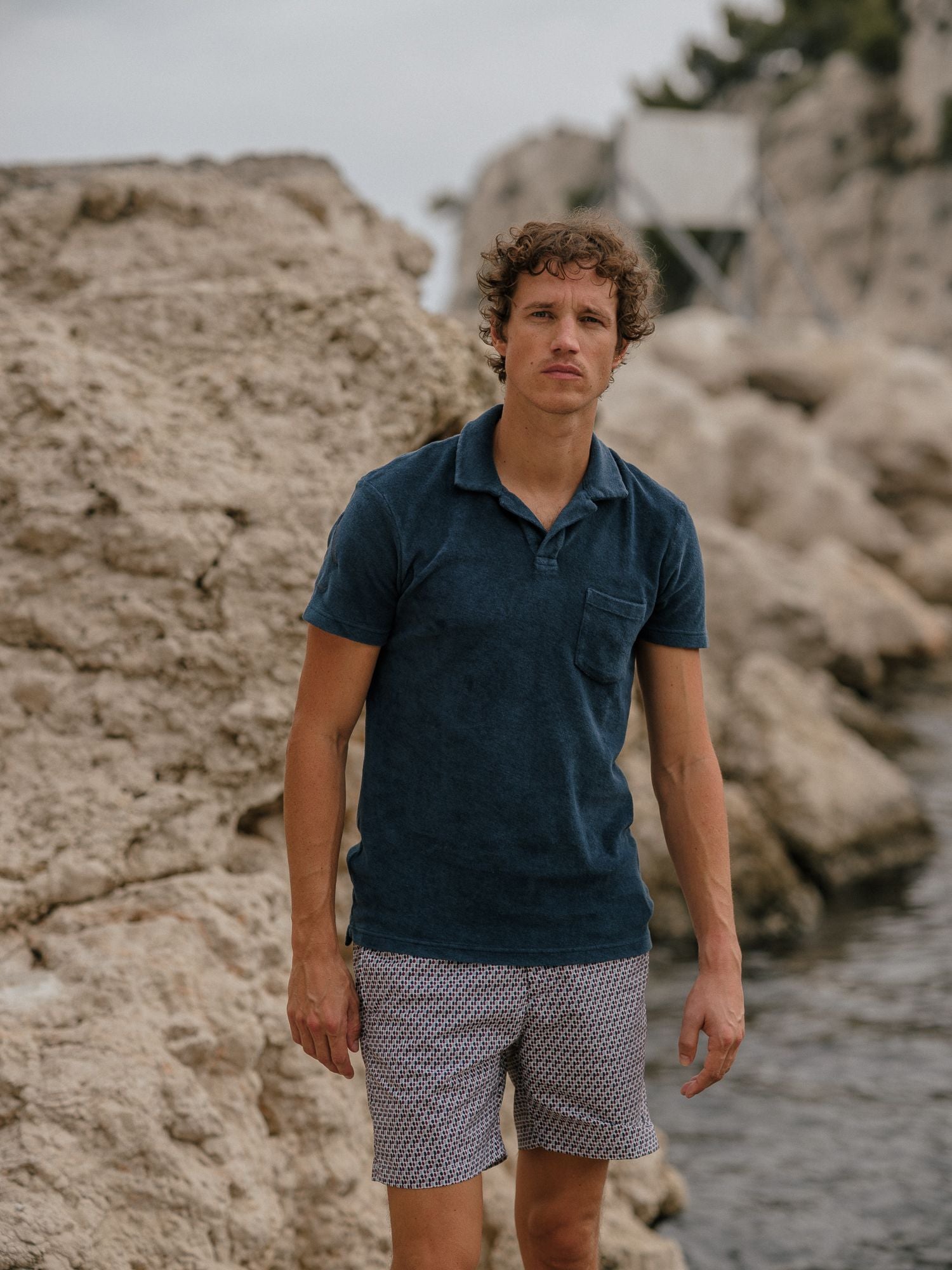 short de bain homme pourpre