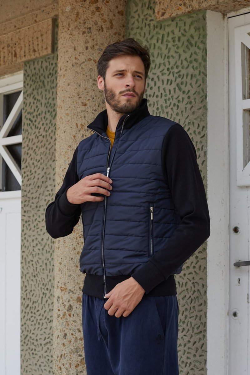 Veste bi-matière éco-concue