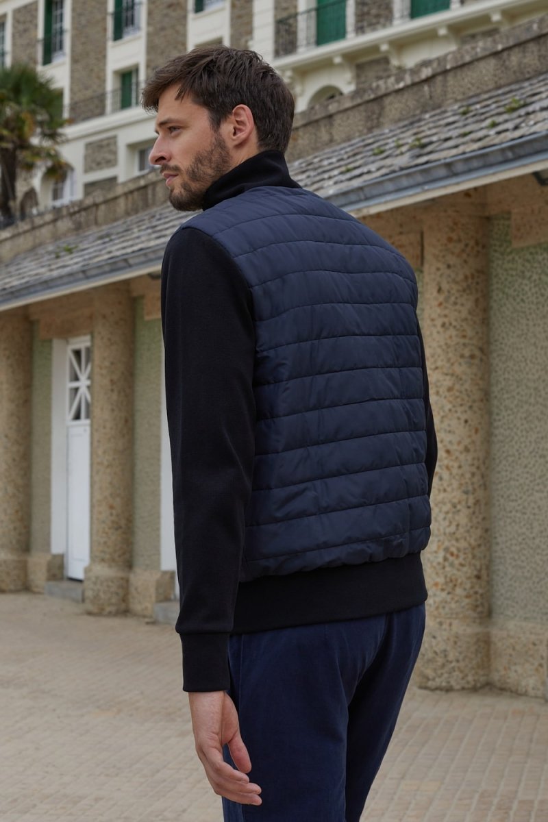 Veste bi-matière éco-concue