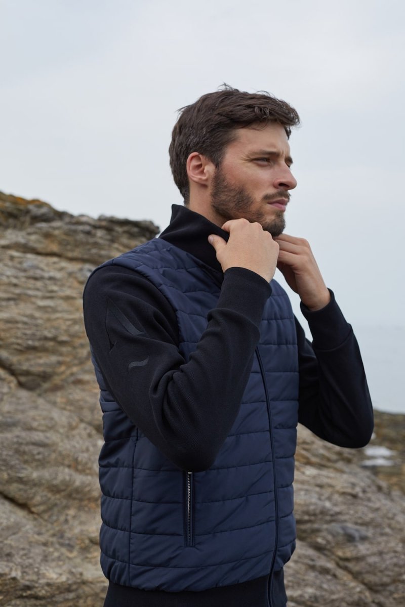 Veste bi-matière éco-concue