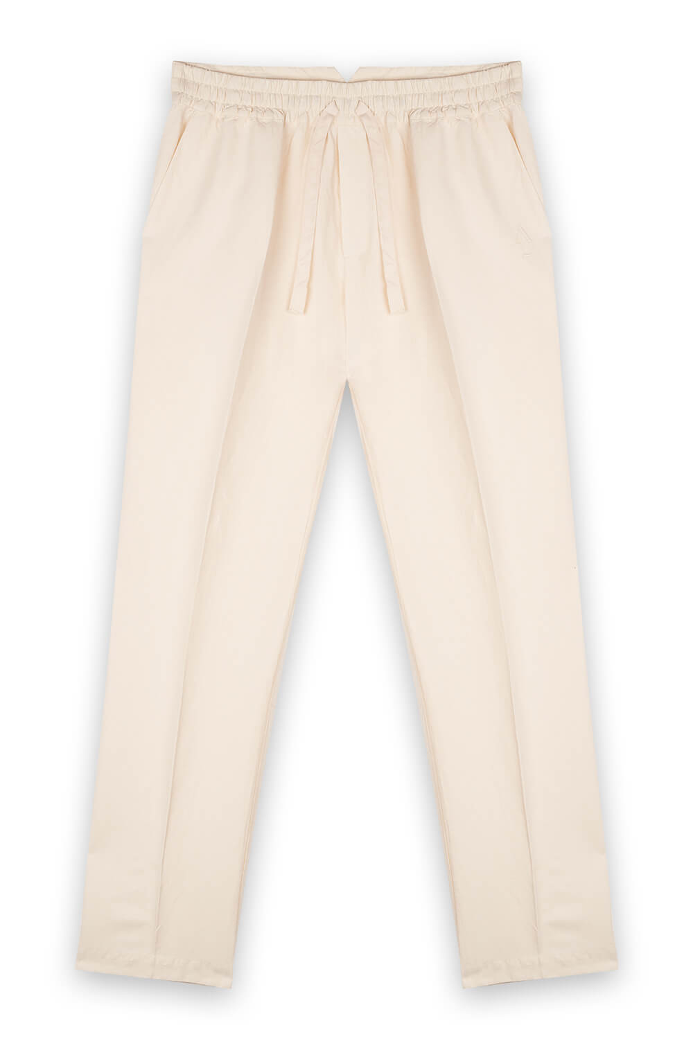 Pantalon En Lin CASPAR KH020 – Coupe Large Style Jogging – Élastique à La Taille – Fabriqué En Italie