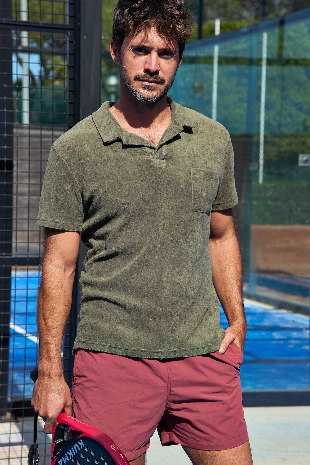 Swimshorts - Plain color brick