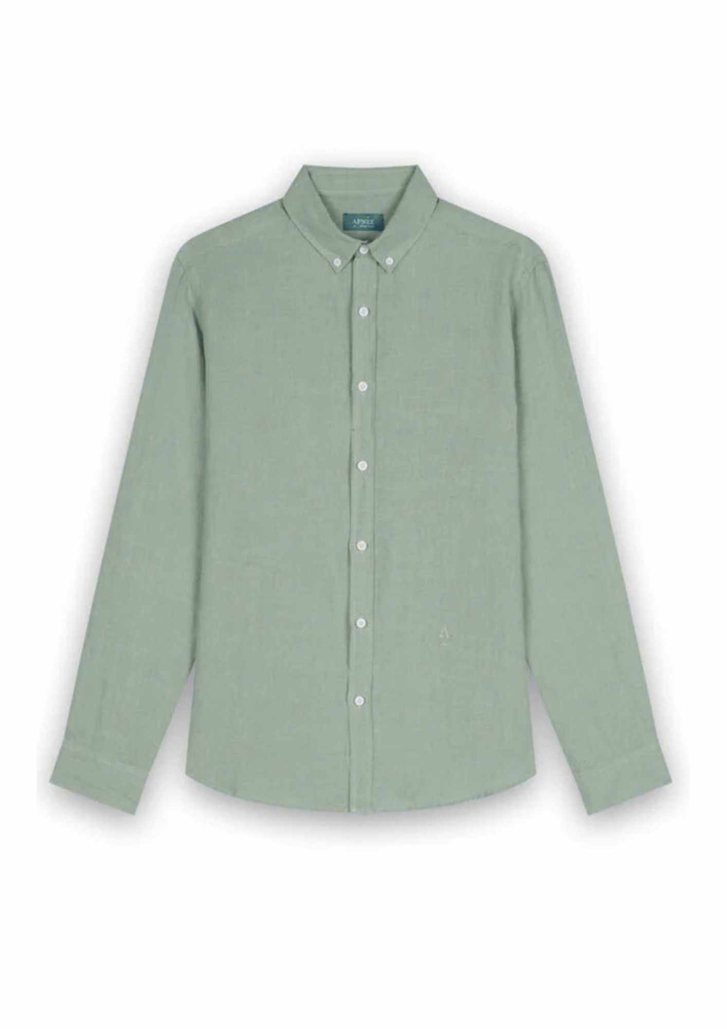Chemise en lin Sauge