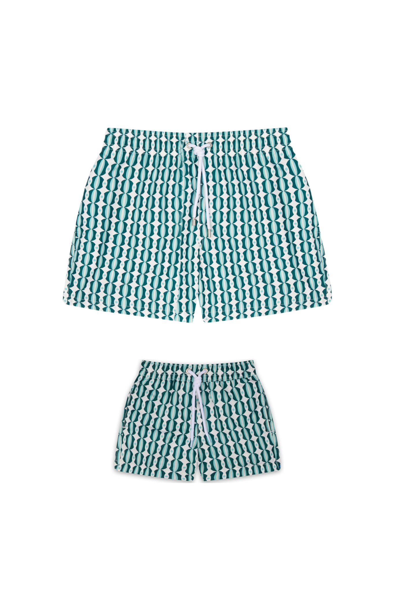 Pack shorts de bain Père/fils - Salento vert