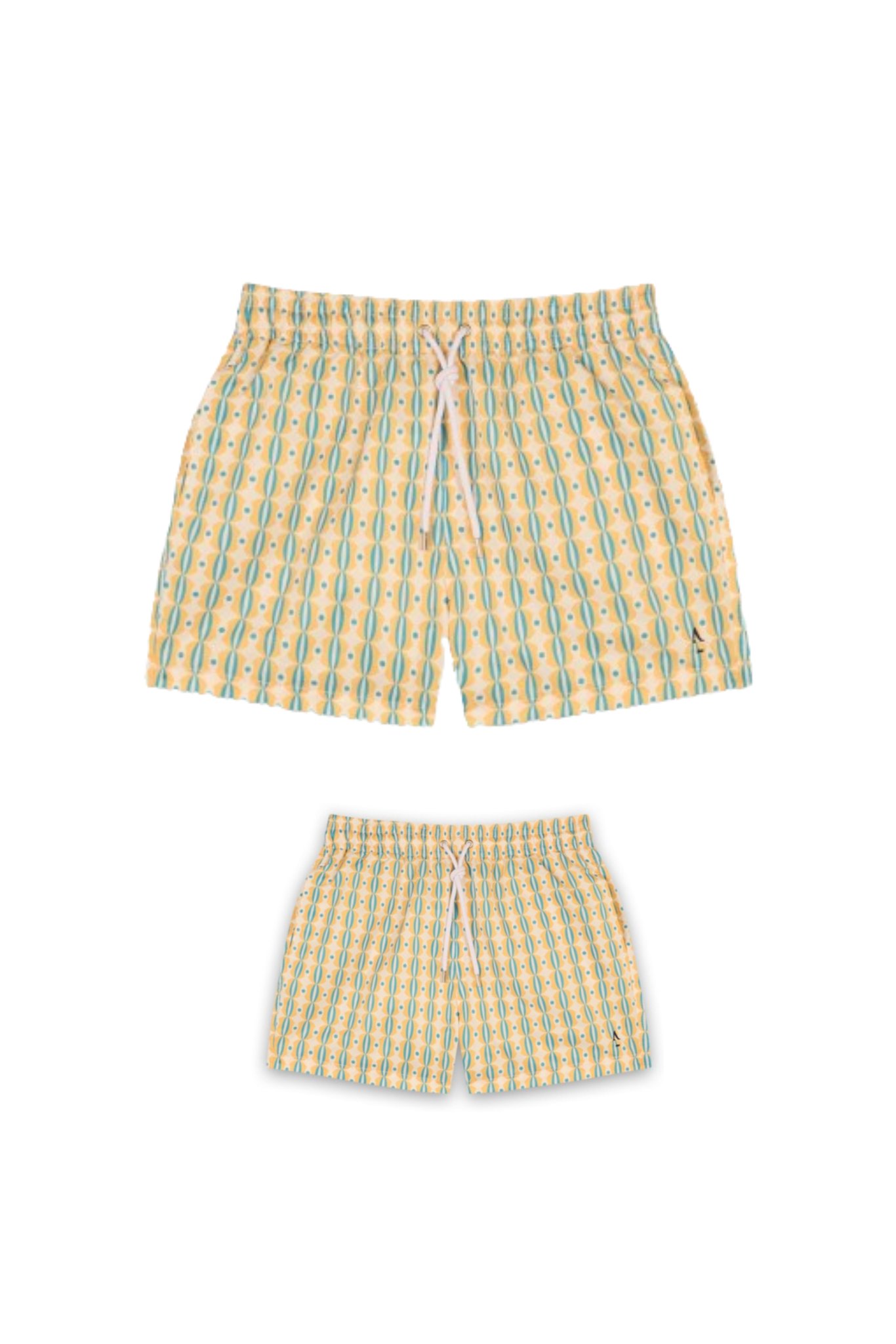 Pack shorts de bain Père/Fils - Salento Jaune
