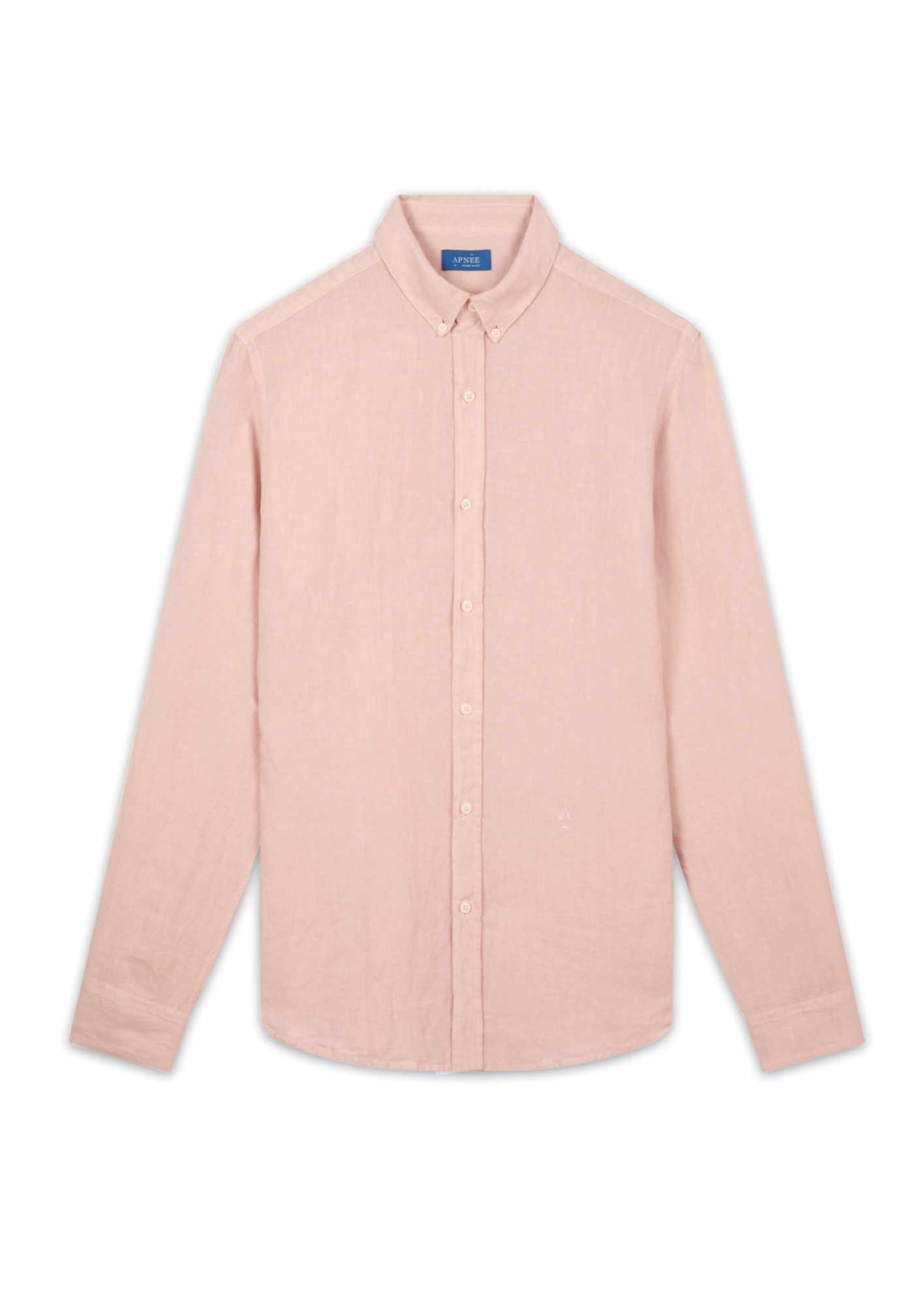 Chemise en lin rose