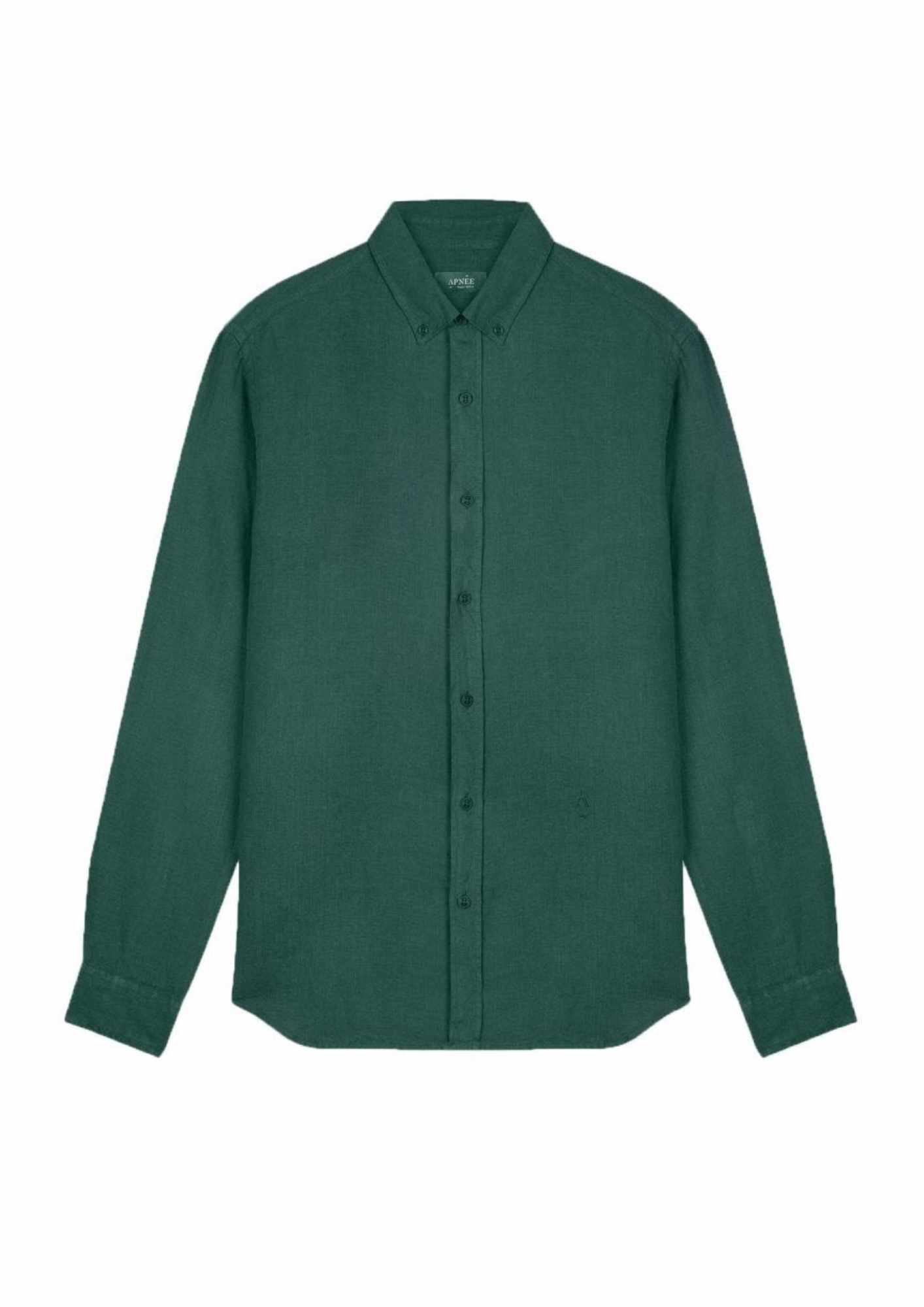 Chemise en lin jade
