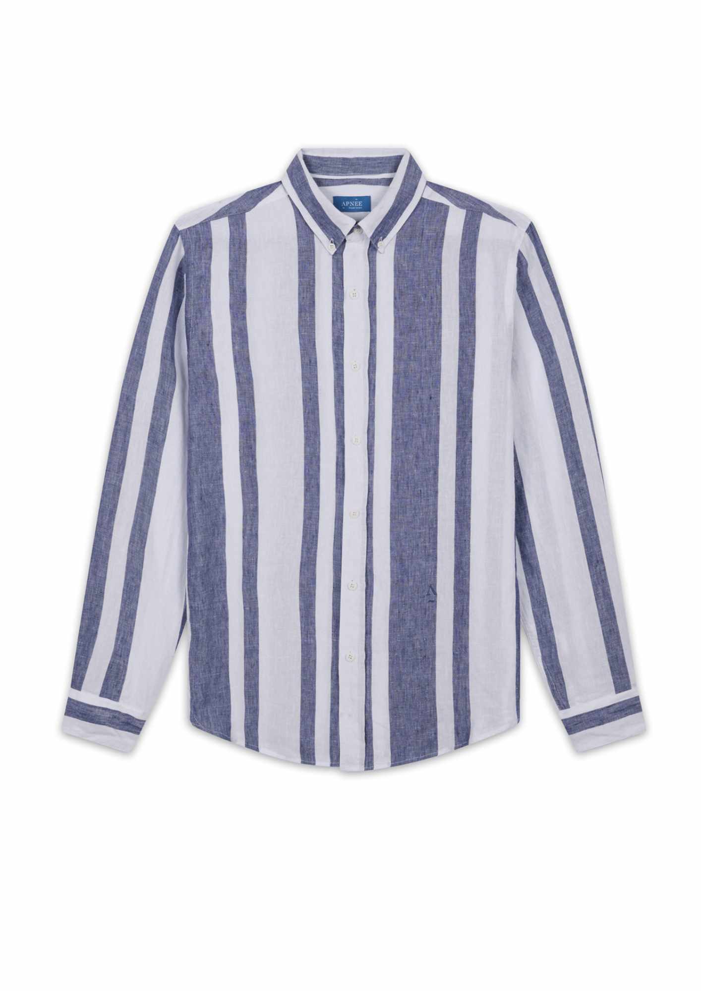 Chemise en lin à rayures