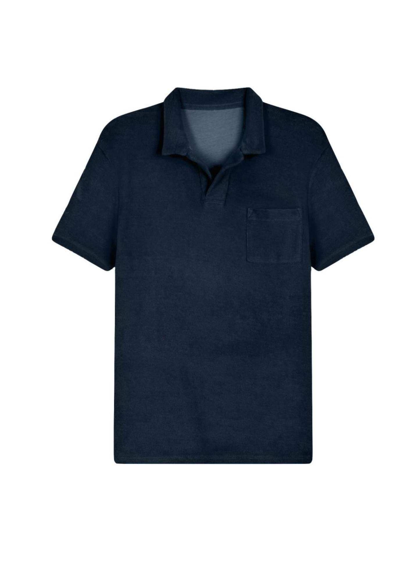 Polo Eponge bleu marine