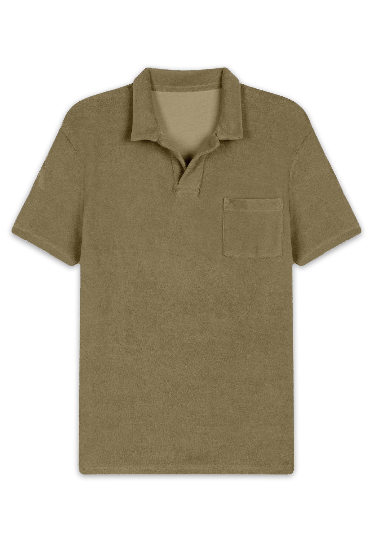 Polo éponge kaki