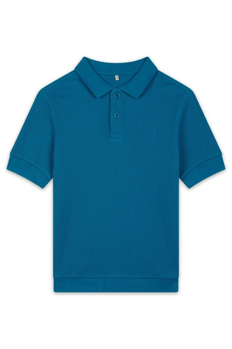 polo homme bleu
