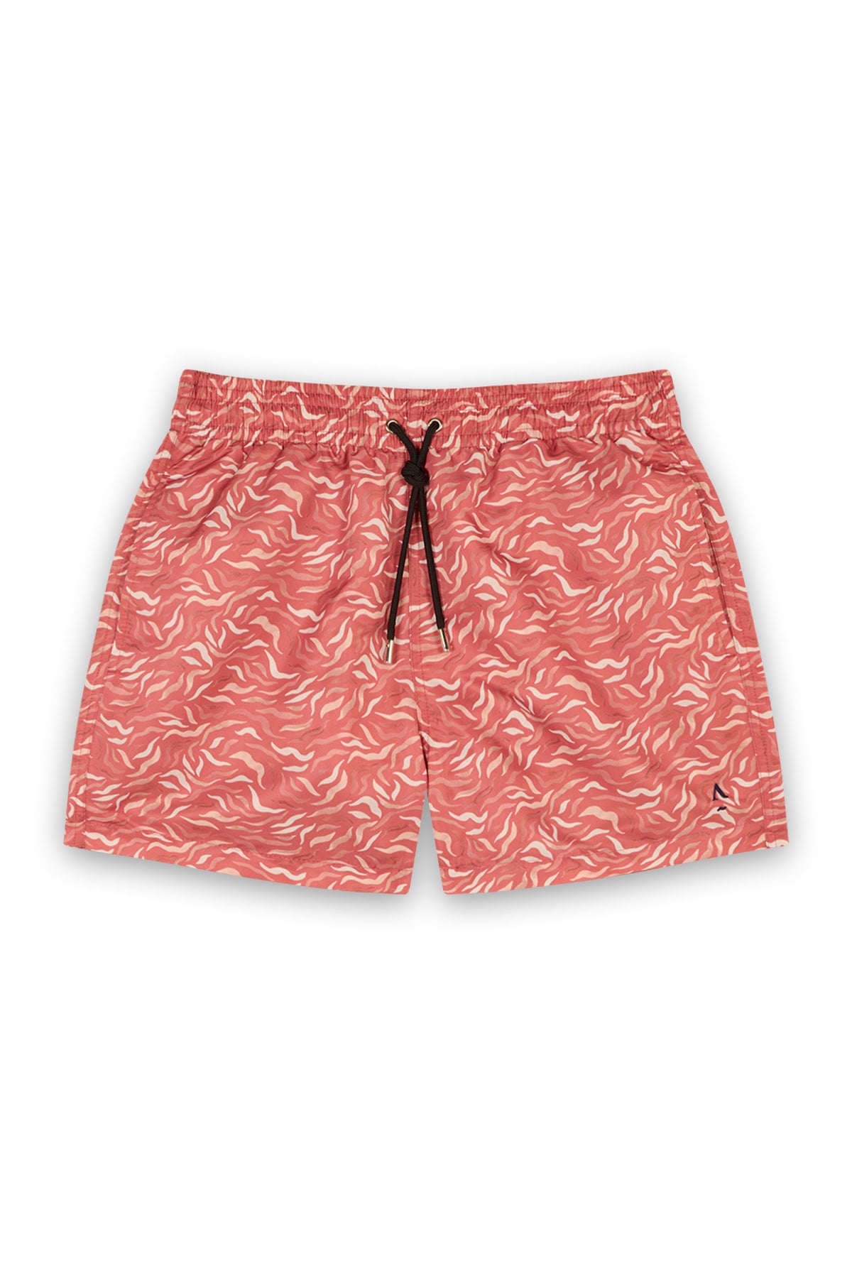 Maillot imprimé Algues brique 