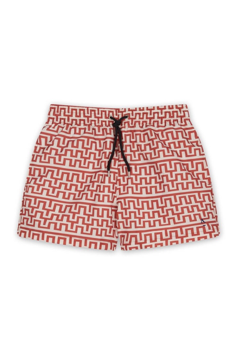 short de bain homme imprime cavoli brique
