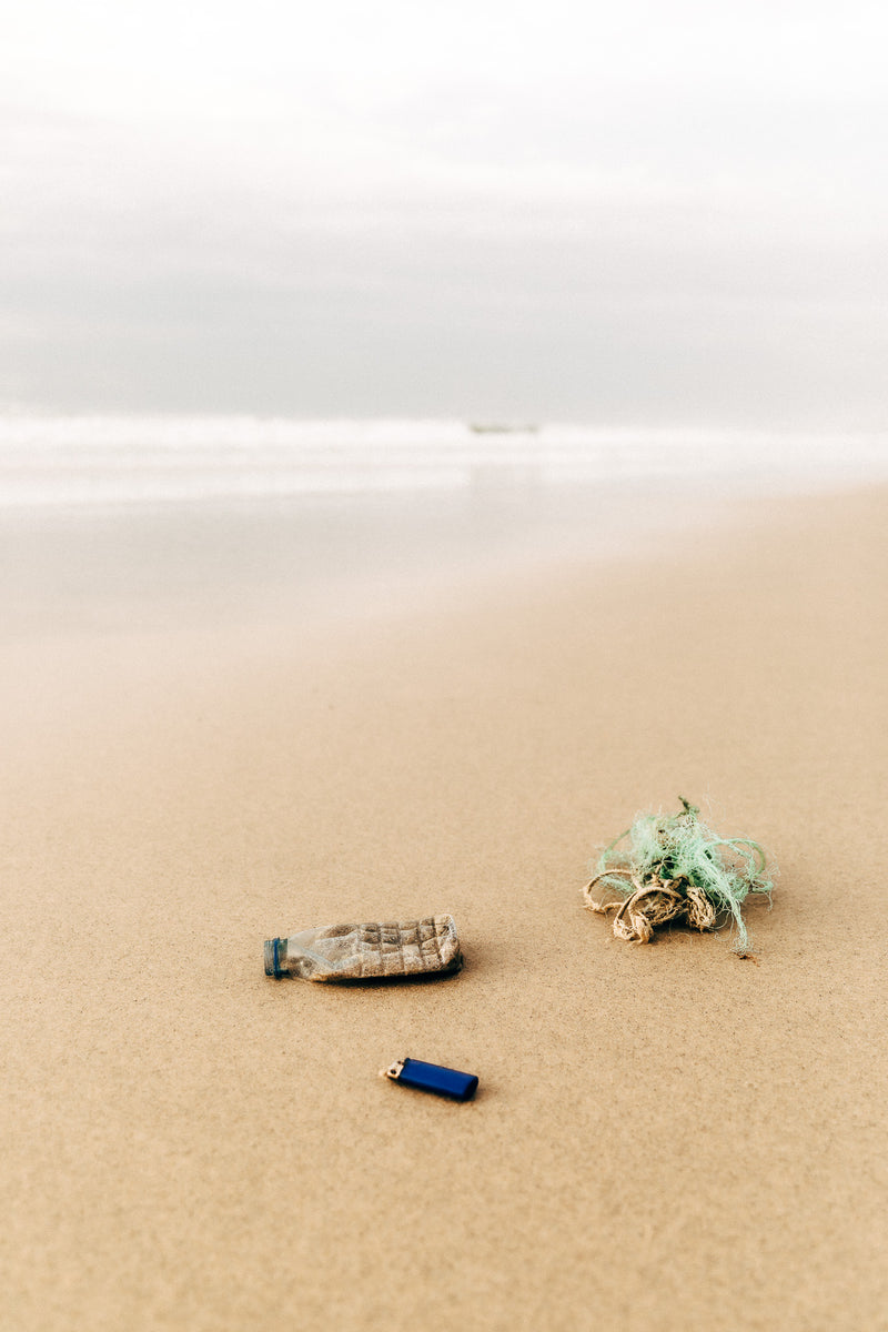 plastique recyclé plage mer déchets