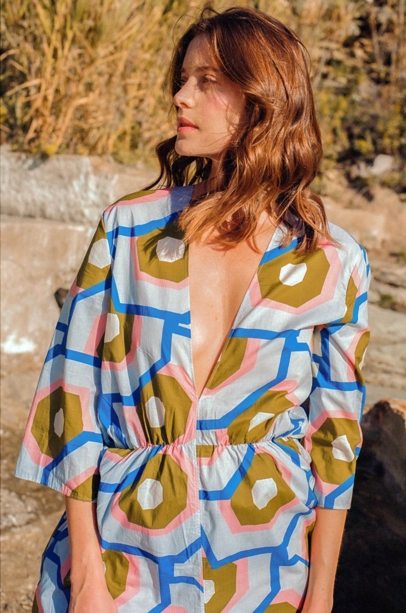 Robe à motifs colorés 